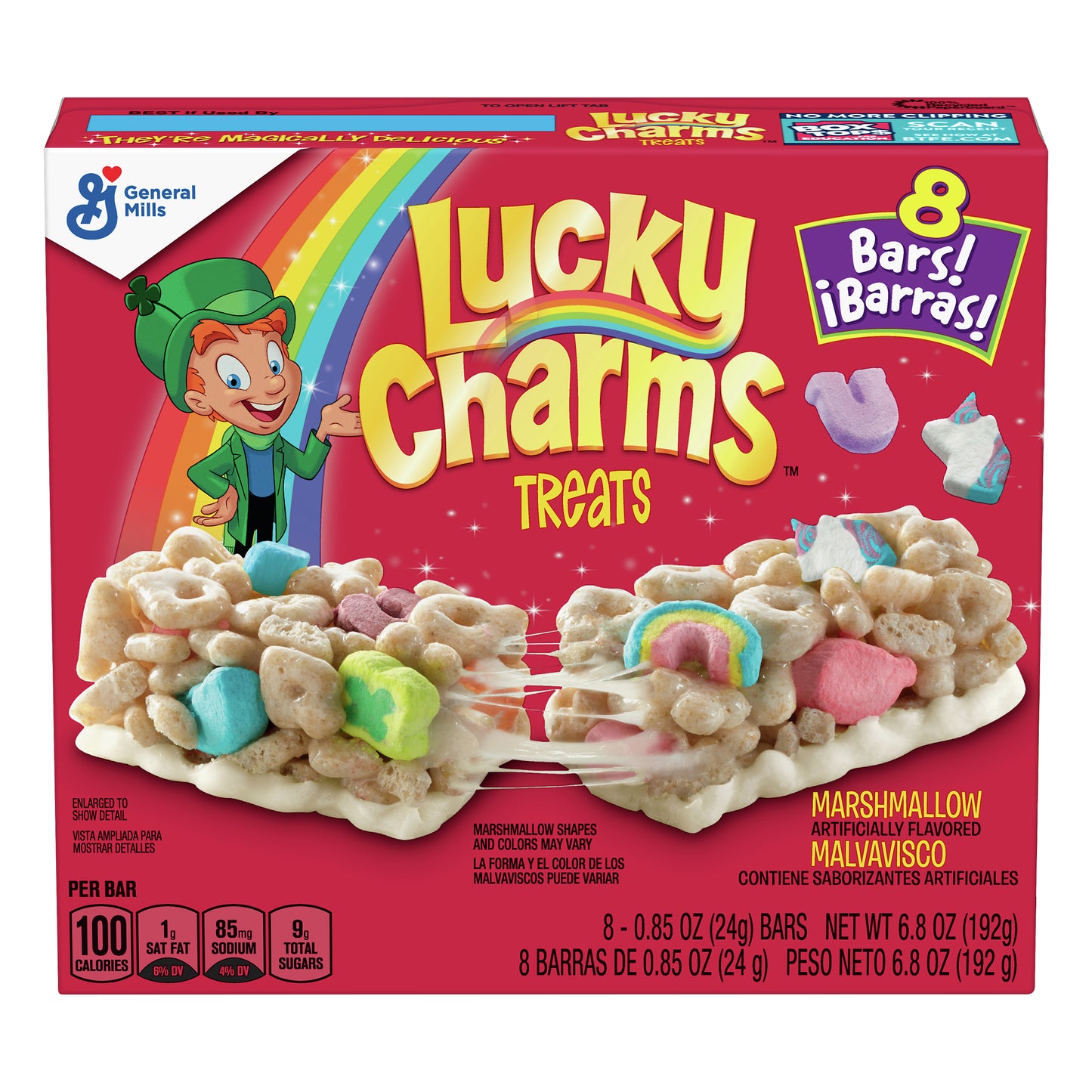 Lucky Charms Marshmallow Treats 8 - 0.85 Bars