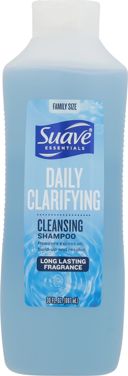 Suave Family Size Daily Clarifying Cleansing Shampoo 30 fl oz