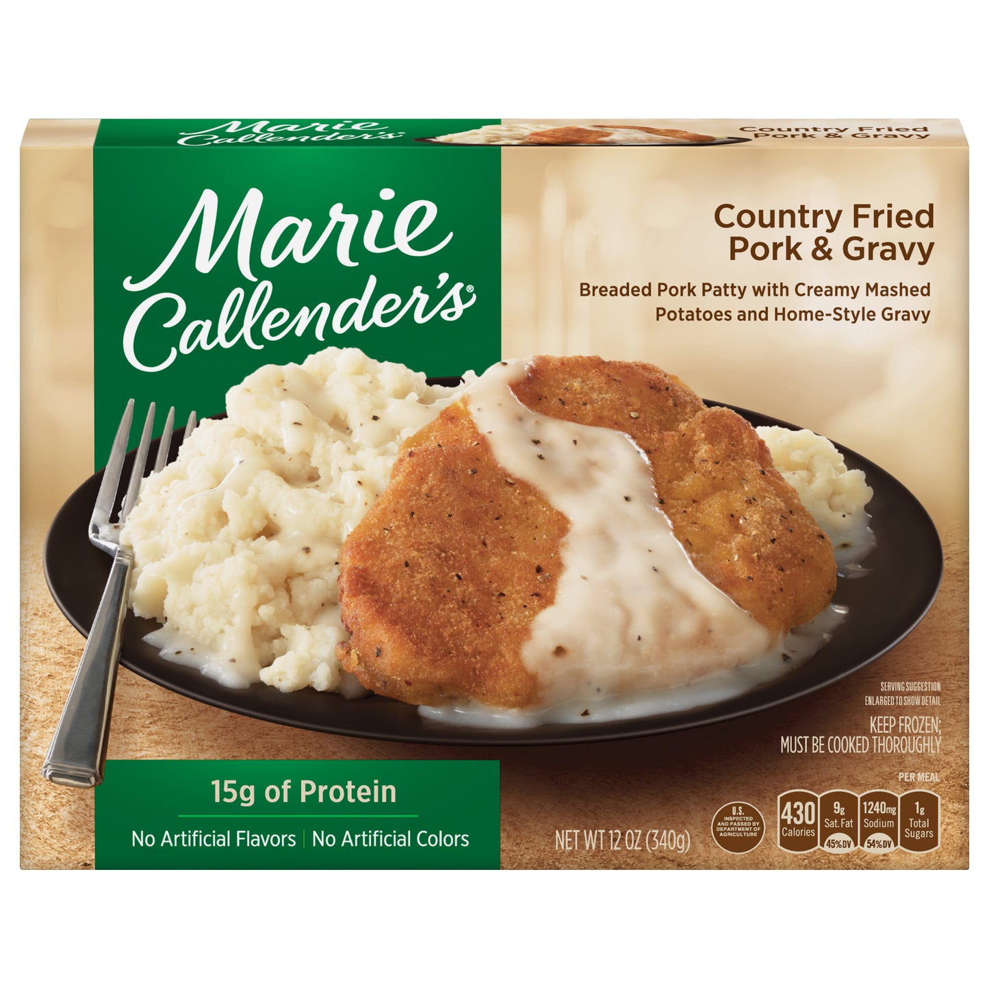 Marie Callender's Country Fried Pork & Gravy 12 oz