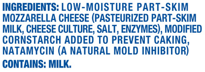 Kraft Mozzarella Shredded Cheese, 8 oz Bag