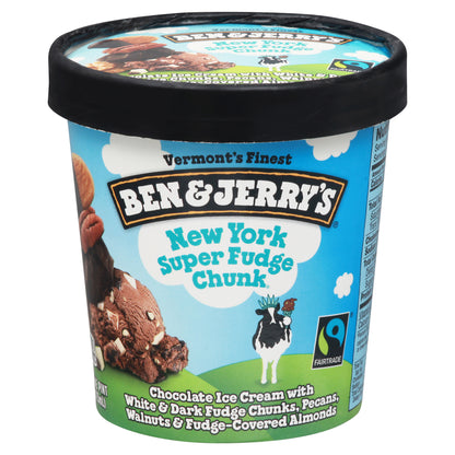 Ben & Jerry's New York Super Fudge Chunk Ice Cream 1 pt