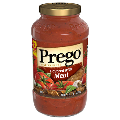 Prego Flavored with Meat Italian Sauce 24 oz
