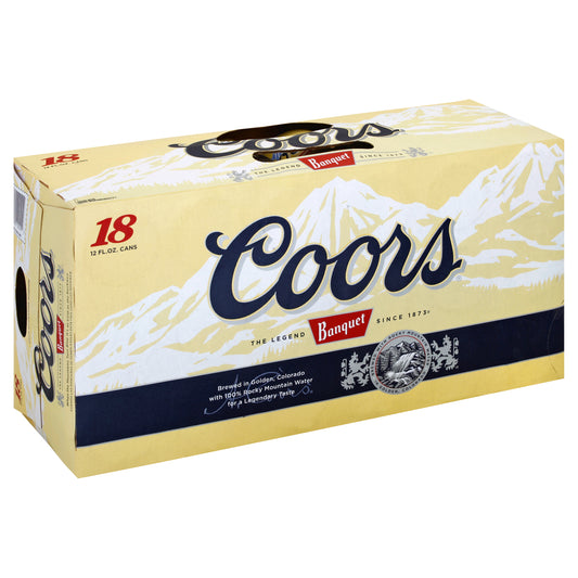 Coors Beer 18 ea