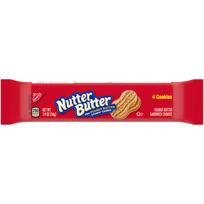 Nabisco Nutter Butter Peanut Butter Sandwich Cookies 4 ct Pack