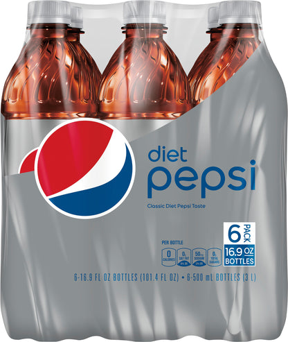 Pepsi Diet 6 Pack Soda 6 ea