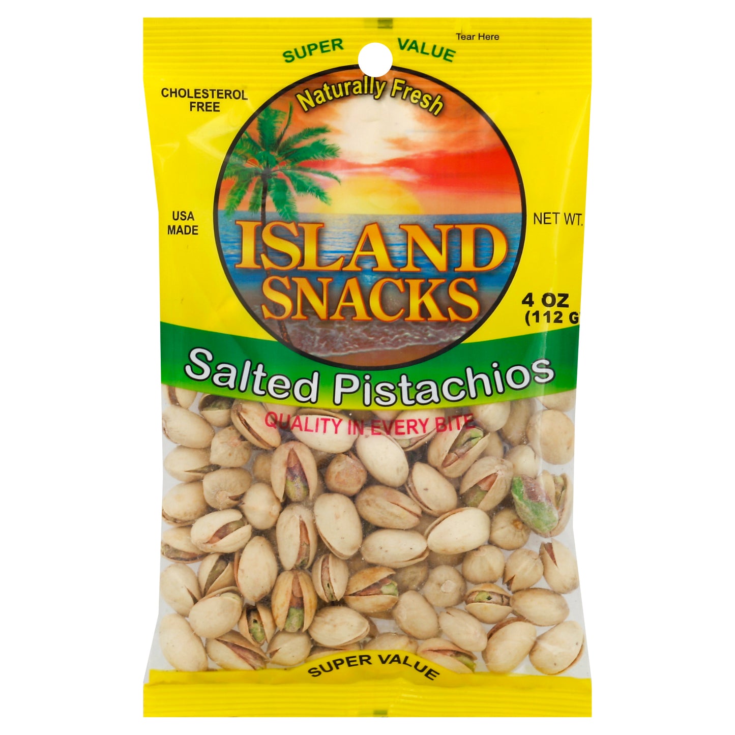 Island Snacks Pistachios 4 oz