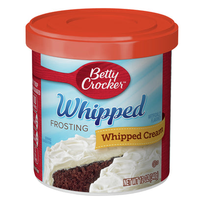 Betty Crocker Frosting Whipped Cream 12 oz