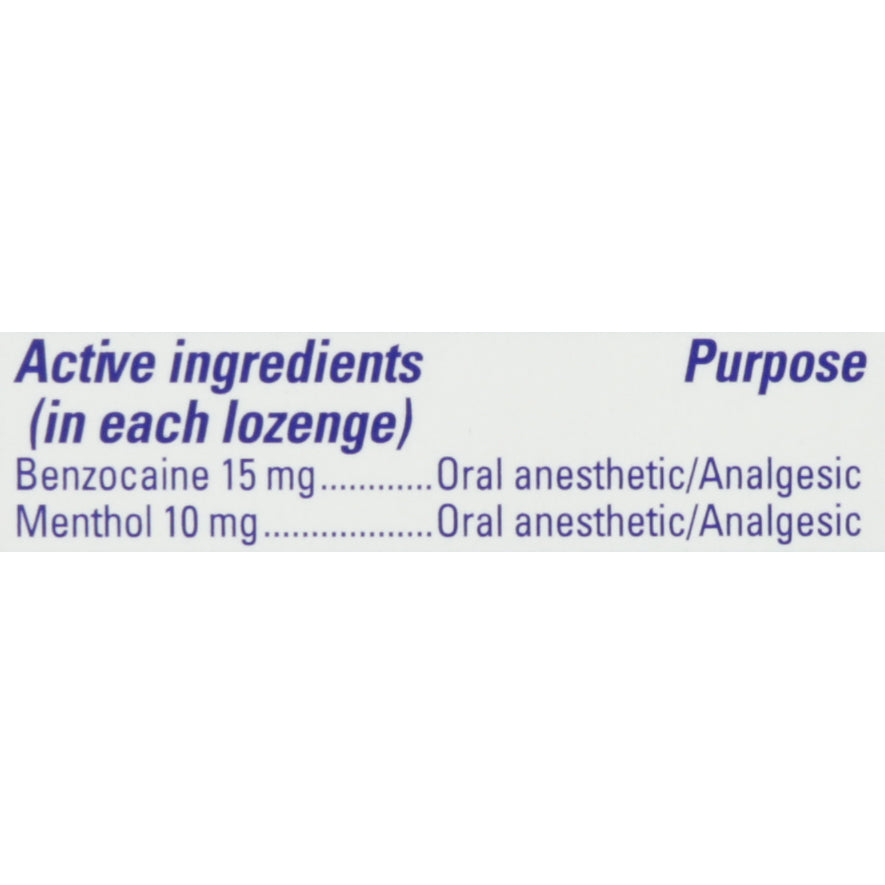 Chloraseptic Max Sore Throat Lozenges 15 ea