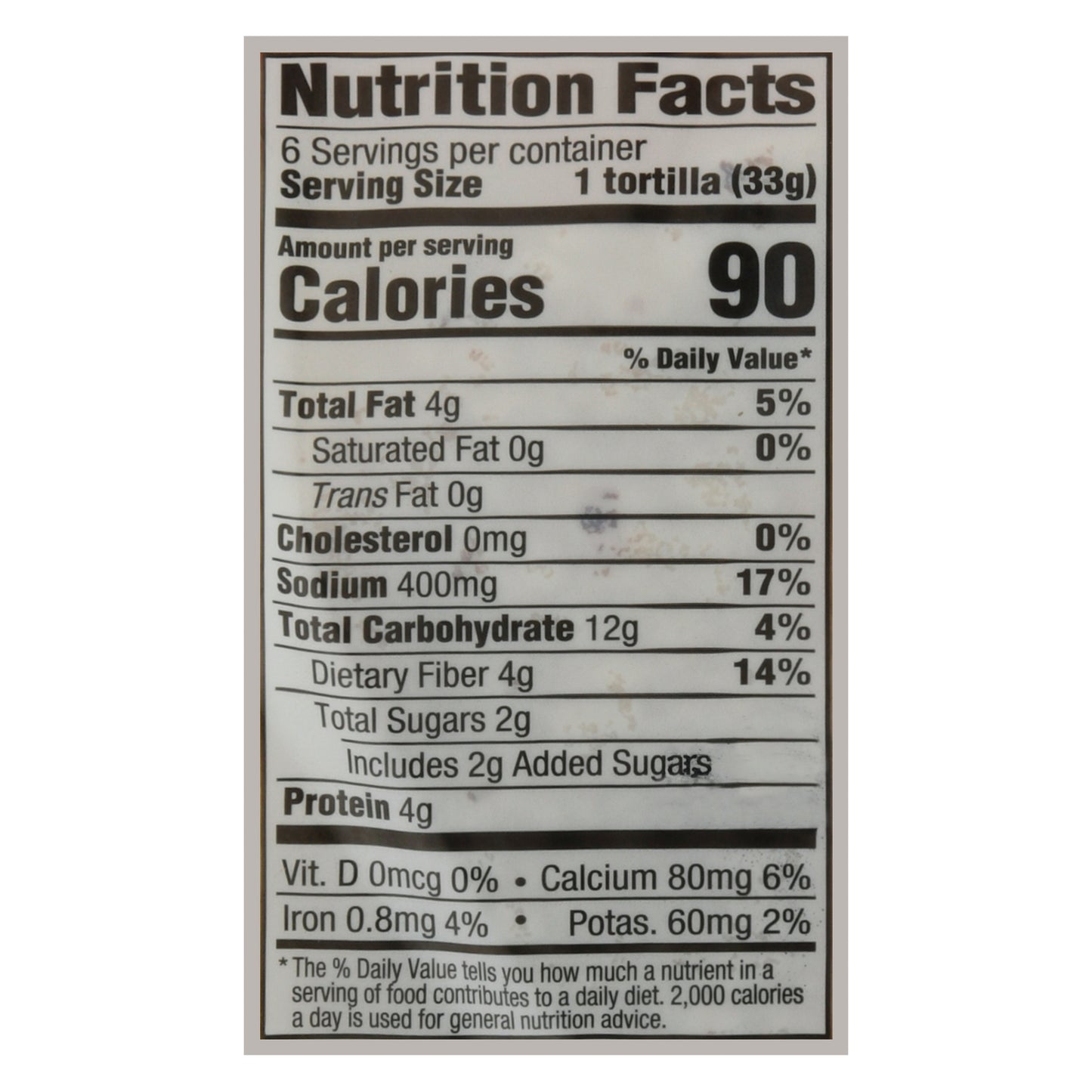 Mission Original Almond Flour Tortilla Wraps 6 ea