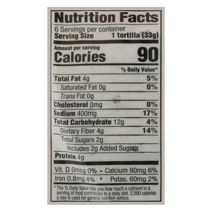 Mission Original Almond Flour Tortilla Wraps 6 ea