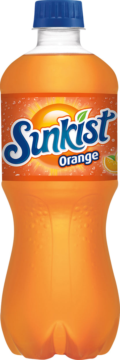 Sunkist Orange Soda, 20 fl oz bottle