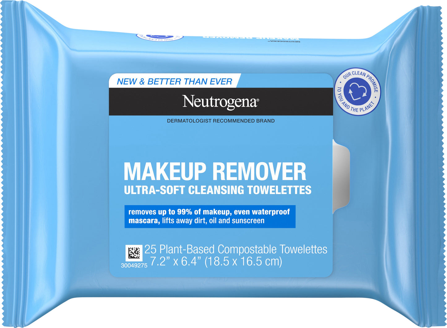 Neutrogena Makeup Remover Cleansing Towelettes & Face Wipes, 25 ct