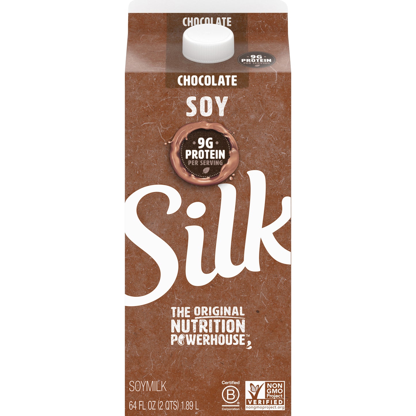 Silk Chocolate Soymilk, Half Gallon