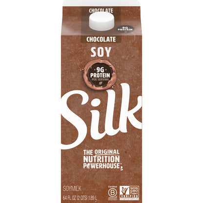 Silk Chocolate Soymilk, Half Gallon