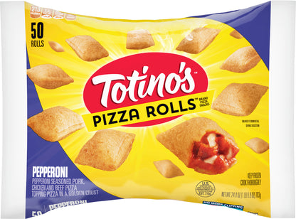Totino's Pepperoni Frozen Pizza Rolls, 50 Count