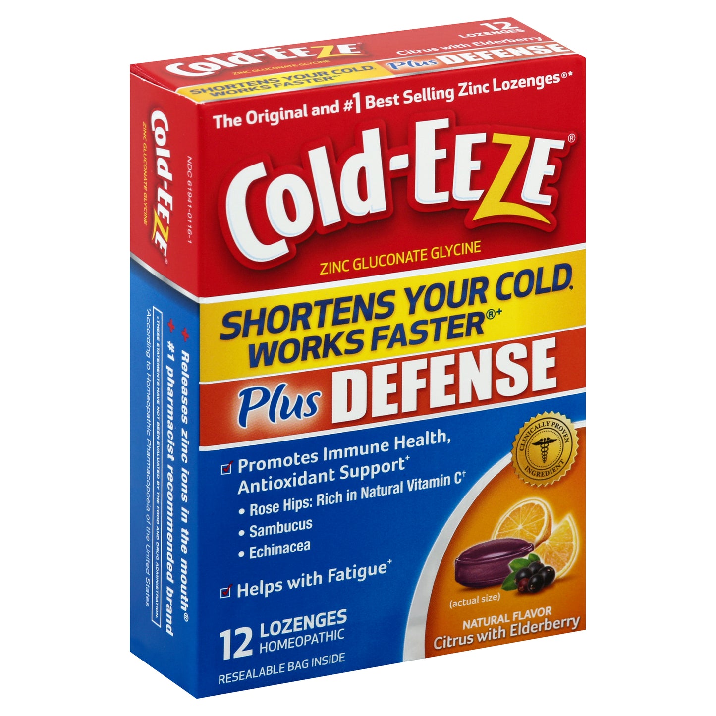 Cold-Eeze Zinc Lozenge 12 ea