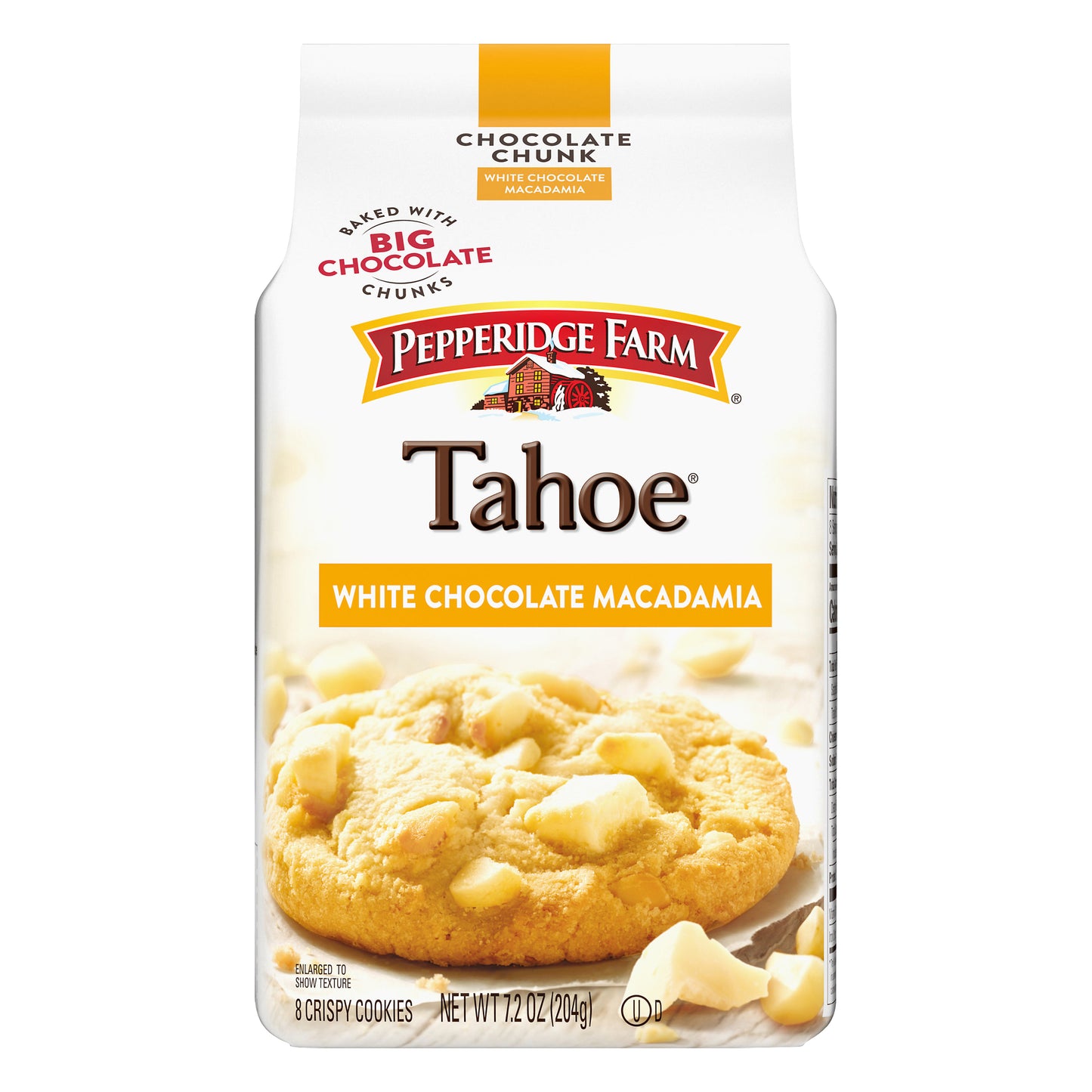 Tahoe Crispy White Chocolate Macadamia Cookies 8 ea