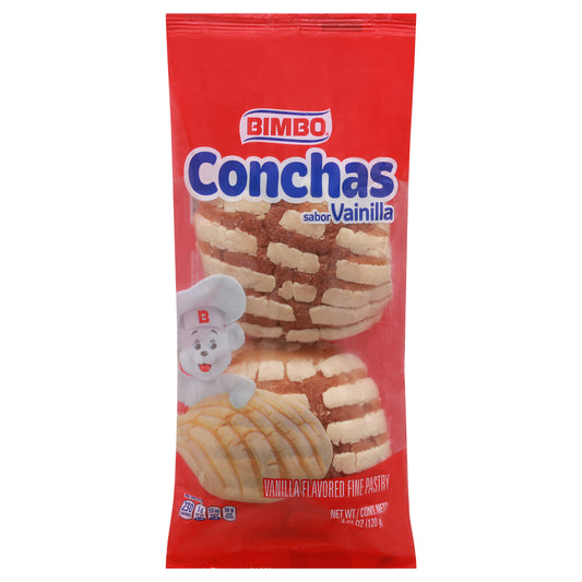Bimbo Vanilla Flavored Conchas 4.23 oz