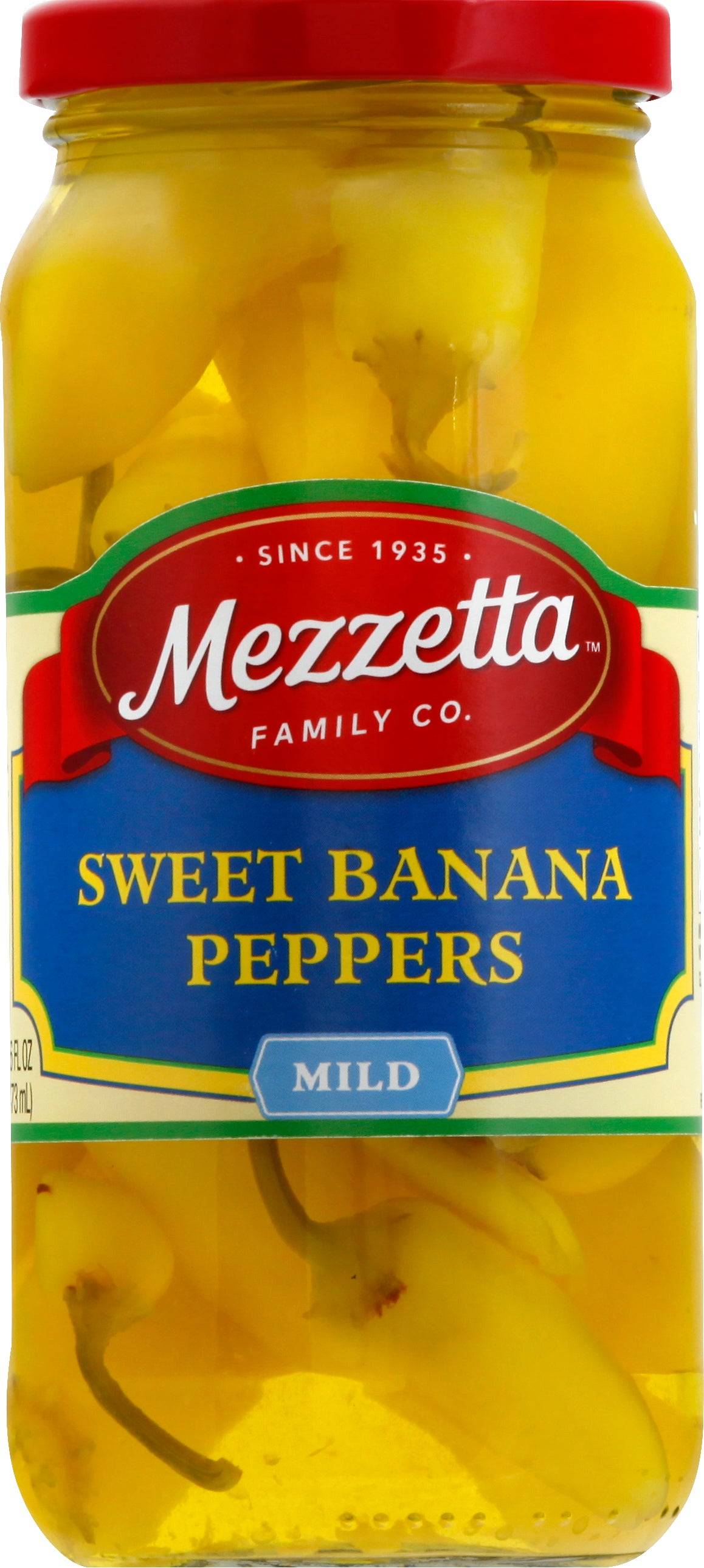 Mezzetta Mild Sweet Banana Peppers 16 fl oz Jar