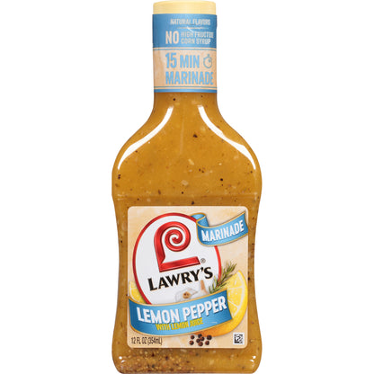Lawry's® Lemon Pepper Marinade 12 fl. oz. Bottle
