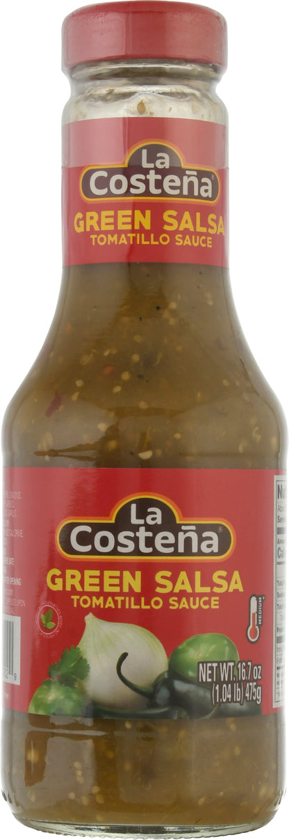 La Costena Green Salsa Tomatillo Sauce 16.7 oz