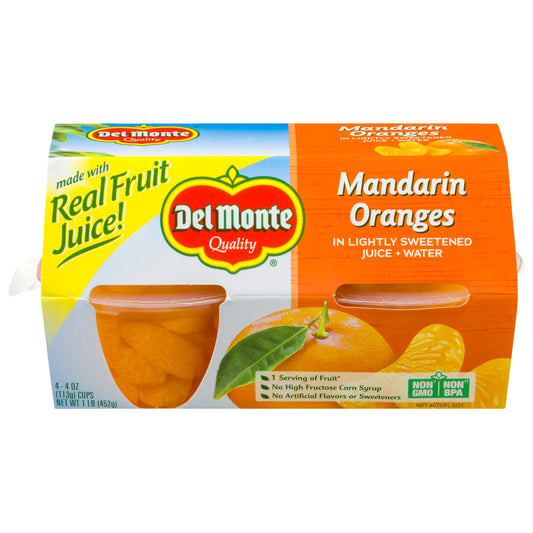 Del Monte Mandarin Oranges 4 ea