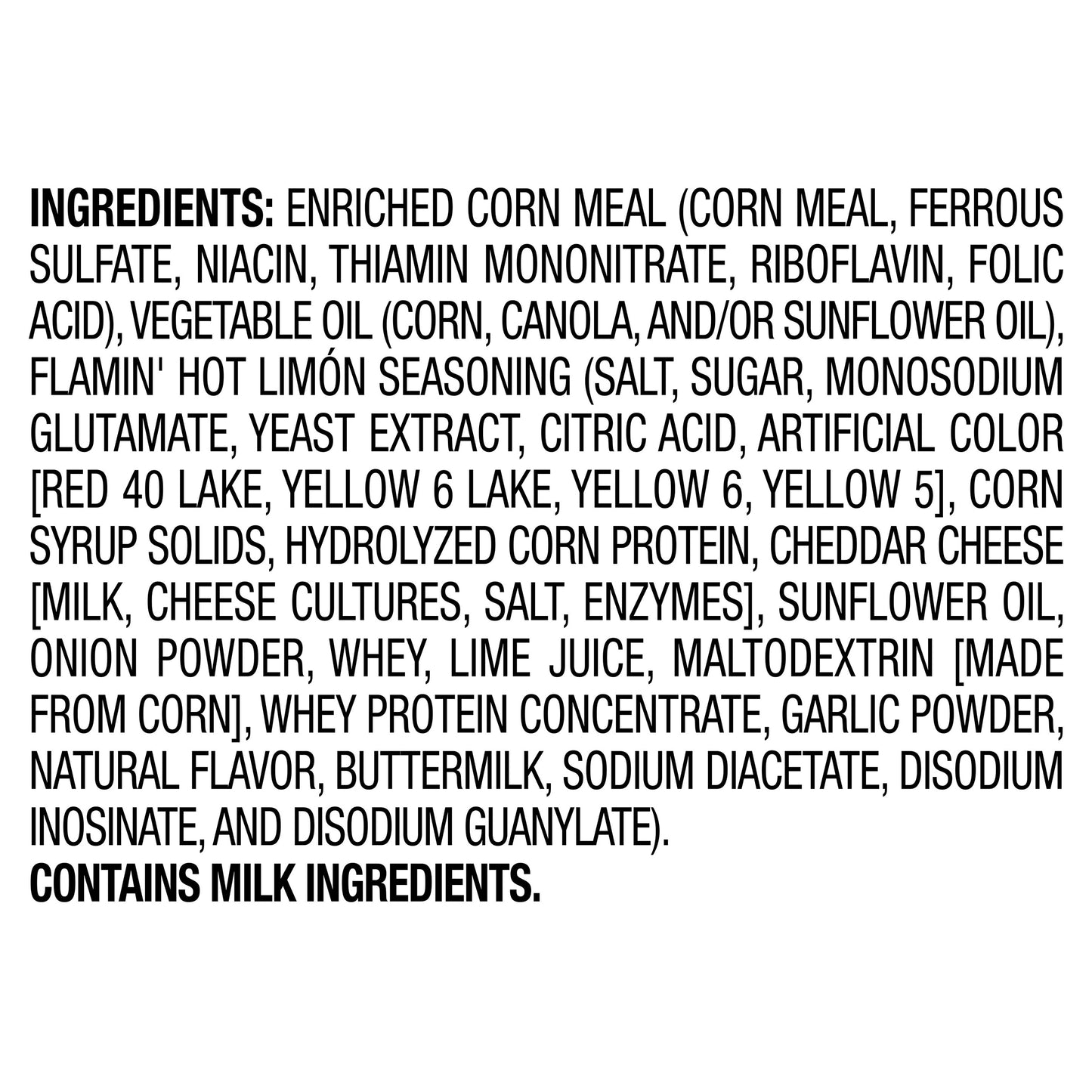 Cheetos Crunchy Flamin' Hot Limon Flavored Cheese Flavored Snacks 8.5 oz