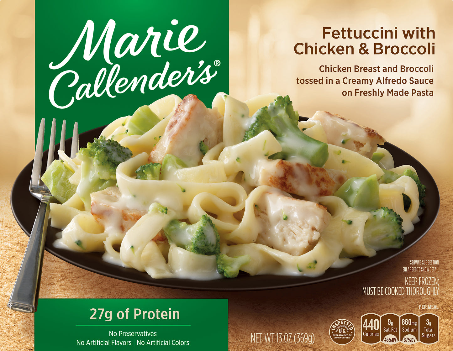 Marie Callender's Fettuccini with Chicken & Broccoli 13 oz