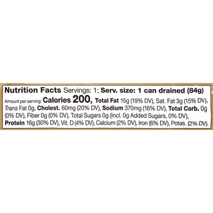Brunswick® Sardine Fillets in Olive Oil 3.75 oz. Can