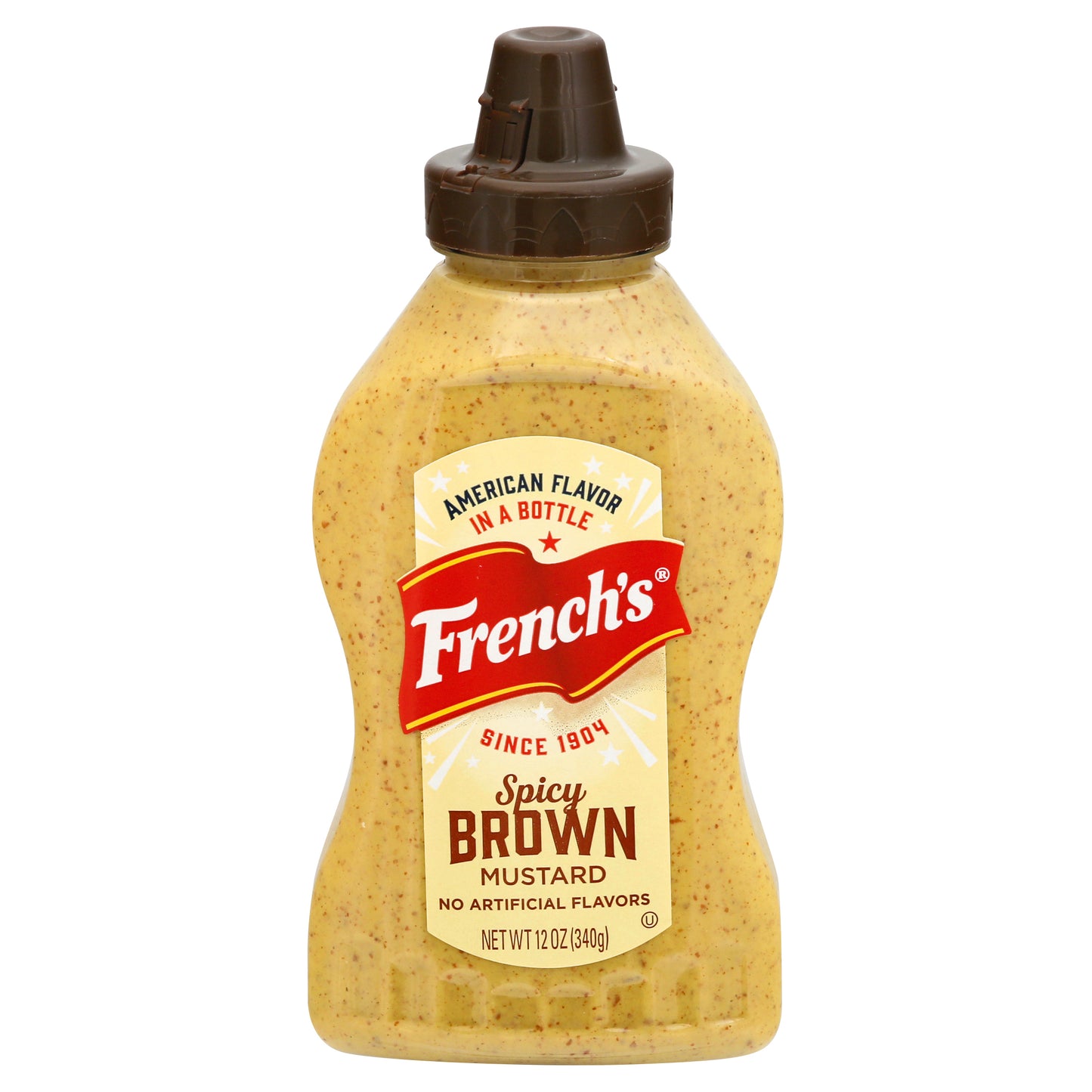 Frenchs Brown Spicy Mustard 12 oz