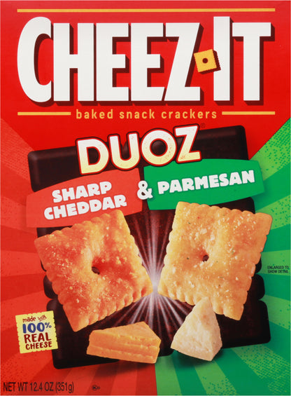 Cheez-It Duoz Sharp Cheddar & Parmesan Crackers 12.4 oz