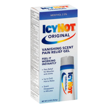IcyHot Original Vanishing Scent Pain Relief Gel 2.5 oz