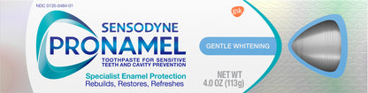 Sensodyne Pronamel Gentle Whitening Enamel Toothpaste for Sensitive Teeth - 4 Ounces