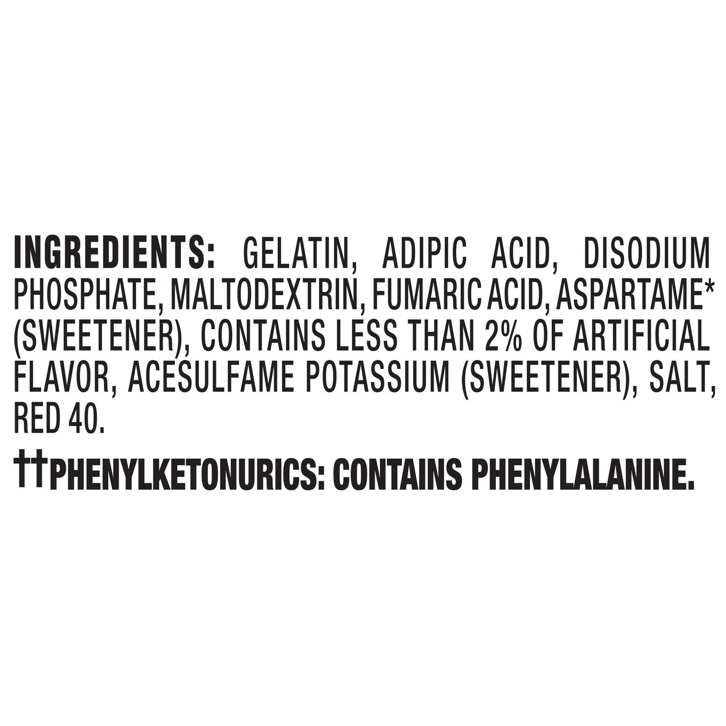 Jell-O Sugar Free Strawberry Instant Gelatin Mix, 0.6 oz Box