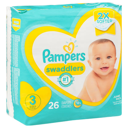 Pampers Swaddlers Jumbo Pack 2 (16-28 lb) Diapers 26 ea