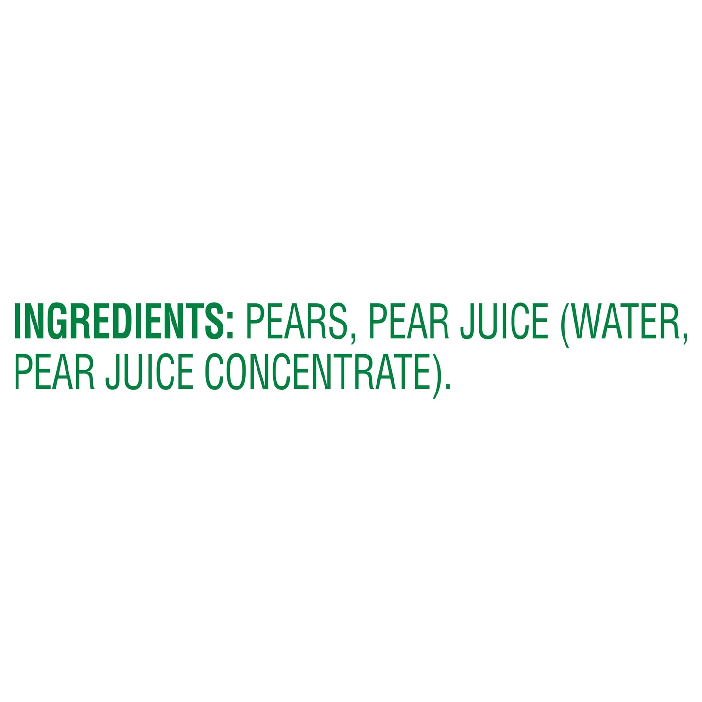 Del Monte 100% Juice Pear Halves 15 oz Can